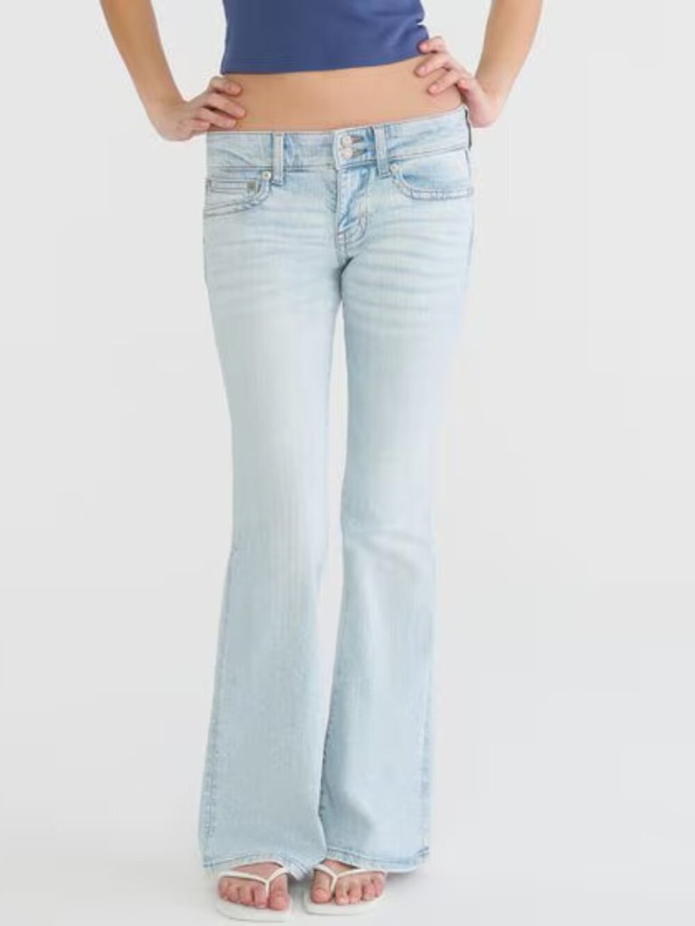 Low-Rise Flare Jean